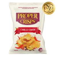 chilli crisps product render with the 2024 awards for Inspire NZ artisan awards - gold